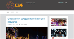 Desktop Screenshot of eic-life.de