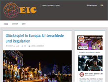 Tablet Screenshot of eic-life.de